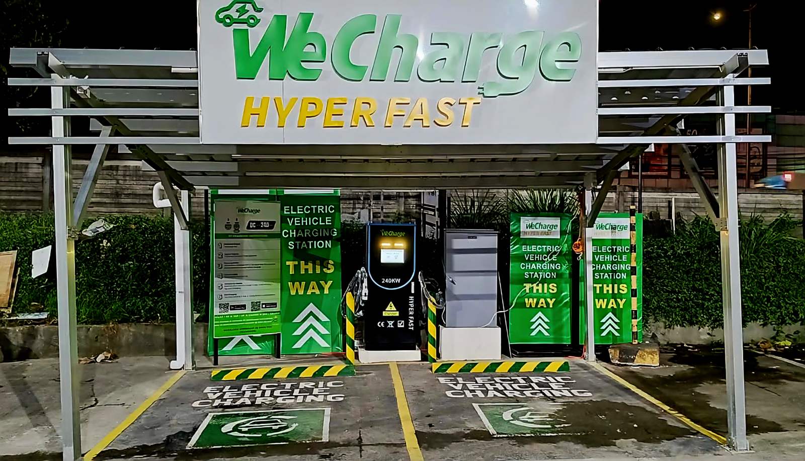 NLEX Drive and Dine charging station